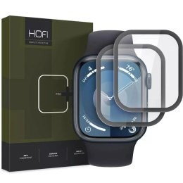 Szkło Hybrydowe Hofi Hybrid Pro+ 2-Pack do Apple Watch 7 / 8 / 9 (45 mm) Black