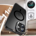 ESR CLASSIC HYBRID KICKSTAND HALOLOCK MAGSAFE & TEMPERED GLASS IPHONE 16 FROSTED BLACK