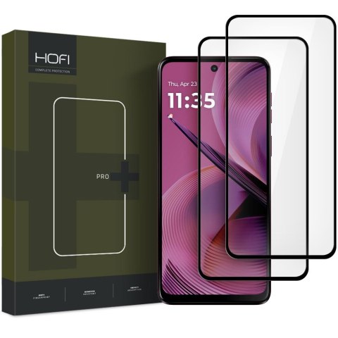 SZKŁO HARTOWANE HOFI GLASS PRO+ 2-PACK MOTOROLA MOTO G55 5G BLACK