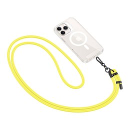 TECH-PROTECT C1S ROPE CROSSBODY STRAP NEON YELLOW/BLACK