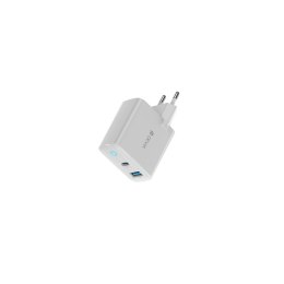 Devia ładowarka sieciowa Extreme PD 65W 1x USB-C 1x USB biała