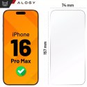 Szkło hartowane do Apple iPhone 16 Pro Max ochronne szkiełko na ekran 9H Alogy Pro+