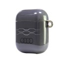 Audi IML Geometric Pattern AirPods 1/2 cover szary/gray AU-IMLAP-A6/D3-GY