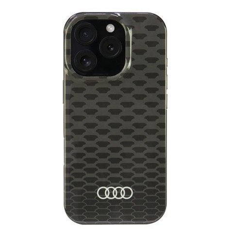 Audi IML Stitching Pattern MagSafe iPhone 16 Pro 6.3" czarny/black hardcase AU-IMLMIP16P-Q5/D3-BK