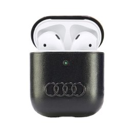 Audi Leather Big Logo AirPods 1/2 cover czarny/black AU-AP-GT/D3-BK