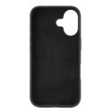 Audi Silicone Case iPhone 16 6.1" czarny/black hardcase AU-LSRIP16-Q3/D1-BK