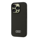 Audi Silicone Case iPhone 16 Pro 6.3" czarny/black hardcase AU-LSRIP16P-Q3/D1-BK