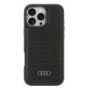 Audi Synthetic Leather MagSafe iPhone 16 Pro Max 6.9" czarny/black hardcase AU-TPUPCMIP16PM-GT/D3-BK