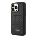 Audi Synthetic Leather MagSafe iPhone 16 Pro Max 6.9" czarny/black hardcase AU-TPUPCMIP16PM-GT/D3-BK