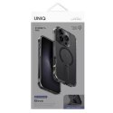 Etui UNIQ Eleva with Vertica Stand do iPhone 16 Pro 6.3" Czarny/Carbon Black