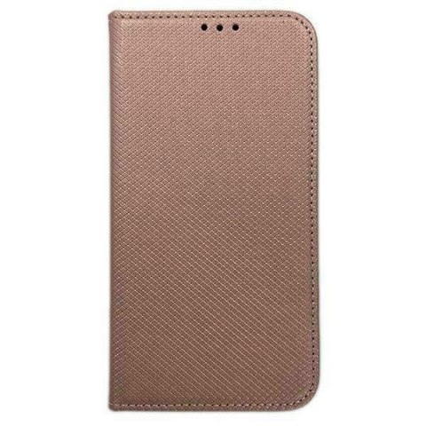 Etui Smart Magnet book OnePlus 12 5G różowo złoty/rose gold