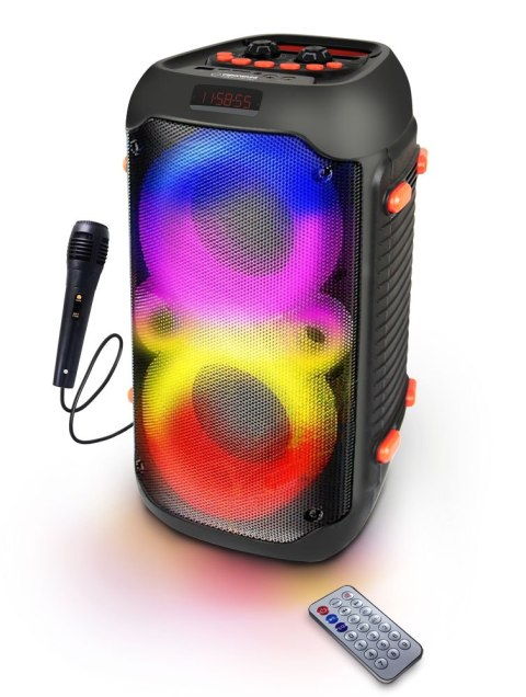 ESPERANZA GŁOŚNIK BT FM LED RGB KARAOKE SINGER