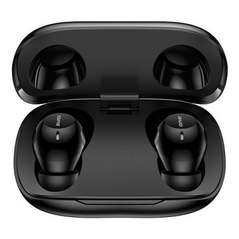 AWEI słuchawki Bluetooth 5.4 T20 ENC TWS + stacja dokująca czarny/black