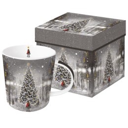 Choinka Kubek Porcelanowy w Ozdobnym Pudełku 350 ml