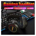 Słuchawki z mikrofonem gamingowe FOREV FV-G95 + LED USB Czarne