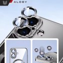 Etui MagSafe Case do Apple iPhone 16 Alogy Glamour Luxury Ring obudowa czarno-przezroczyste