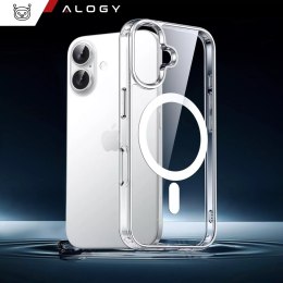 Etui do Apple iPhone 16 Plus obudowa Alogy Anti-Shock Hybrid Case do MagSafe Przezroczyste