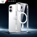 Etui do Apple iPhone 16 obudowa Alogy Anti-Shock Hybrid Case do MagSafe Przezroczyste