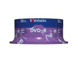 Verbatim Płyta DVD-R 4.7GB 16x AZO srebrny/matt silver 25szt 43500