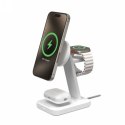 Mophie Snap+ 3-in-1 Qi2 wireless charge stand - stojąca ładowarka bezprzewodowa do trzech urządzeń kompatybilna z MagSafe i Qi2 