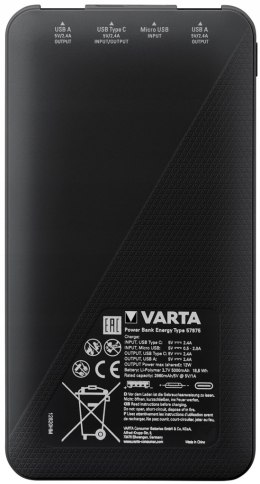 POWER BANK ENERGY 5000mAh VARTA