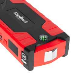 Jump starter - power bank z przewodami rozruchowymi i kompresorem