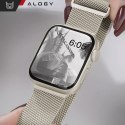 Pasek stalowy Alogy bransoleta do Apple Watch 42/44/45/49mm stal nierdzewna Księżycowa Poświata