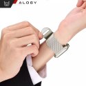 Pasek stalowy Alogy bransoleta do Apple Watch 42/44/45/49mm stal nierdzewna Księżycowa Poświata