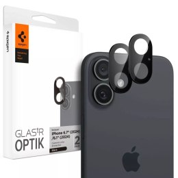 Osłona Aparatu Spigen Optik Pro Glas.TR Camera Protector 2-pack do iPhone 16 / 16 Plus Black