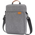 Torba na laptopa/ iPada Pro Air/ tablet 11-13 cal męska damska Unisex Pasek na ramię etui futerał pokrowiec Alogy saszetka szara