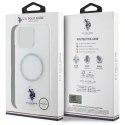 US Polo USHMP16LHOCLDPW iPhone 16 Pro 6.3" biały/white IML Ring MagSafe