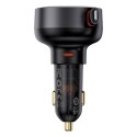 Baseus ładowarka samochodowa Enjoyment Pro Car Charger C+Retractable iP Cable 55W czarna