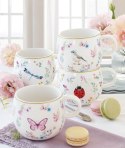 Magiczny Ogród Motyl Kubek Porcelanowy w Ozdobnym Pudełku 400 ml