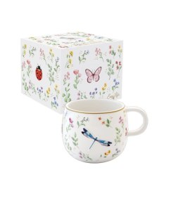 Magiczny Ogród Ważka Kubek Porcelanowy w Ozdobnym Pudełku 400 ml