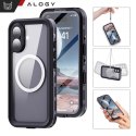 Etui Wodoodporne Alogy HydroArmor™ IP68 Case z przezroczystym tyłem Pancerna obudowa 360 do MagSafe do Apple iPhone 16