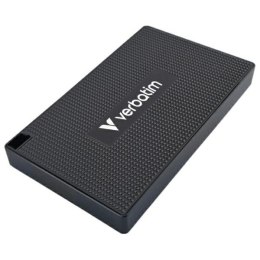 Verbatim Mini Dysk SSD 512GB USB-C 3.2 + kabel USB-C/USB-C-USB-A metalowy/metal 32030