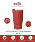 La Cafetière Kubek Termiczny Czerwony 400 ml