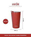 La Cafetière Kubek Termiczny Czerwony 400 ml