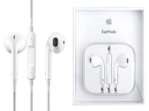 Oryginalne słuchawki douszne Apple EarPods MD827ZM/B