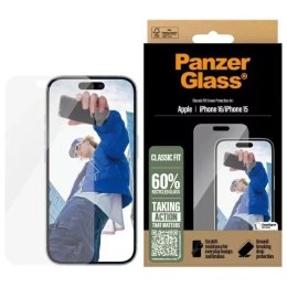 Szkło hartowane do iPhone 16 PanzerGlass Screen Protector Classic Fit