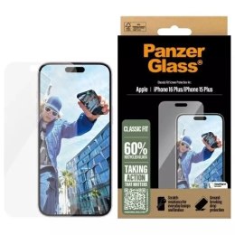 Szkło hartowane do iPhone 16 Plus PanzerGlass Screen Protector Classic Fit