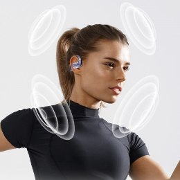 AWEI słuchawki Bluetooth 5.4 OWS T93 + stacja dokująca białe/white