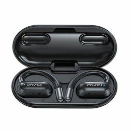 AWEI słuchawki Bluetooth 5.4 OWS T93 + stacja dokująca czarny/black