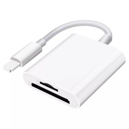 Czytnik kart pamięci Alogy SD Micro Card Reader do iPhone iPad adapter przejściówka Lightning