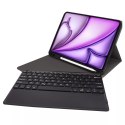 Etui ochronne z klawiaturą Alogy Keyboard case z miejscem na rysik klawiatura bezprzewodowa do Apple iPad Air 13" czarne