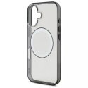 Etui Mercedes do iPhone 16 6.1" MagSafe Transparent Hardcase Printed Logo