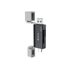 Devia czytnik kart 2w1 EL239 USB/USB-C 2.0 czarny