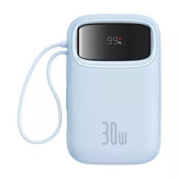 Powerbank Baseus QPow 2 10000mAh 30W 2xUSB-C Niebieski