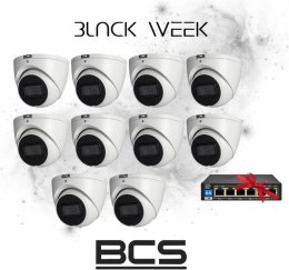 Kamera BCS Line BCS-L-EIP14FSR3-AI1 Opakowanie zbiorcze 10szt. Gratis Switch PoE + Gratis Switch PoE