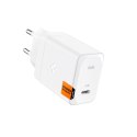 SPIGEN ARCSTATION PRO GAN-651 1-PORT NETWORK CHARGER 65W + TYPE-C CABLE WHITE